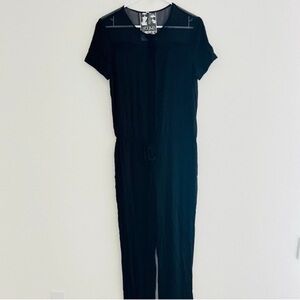 Young Fabulous & Broke Black Straight Leg Jumpsuit Small